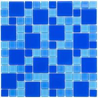 Мозаика для бассейна стеклянная Aquaviva Cristall Dark Blue DCM305 (23 мм - 48 мм)