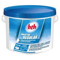 Хлор медленный стабилизированный  5кг HTH MAXITAB REGULAR таблетки 200гр. (упак. 1шт.) (C900502H1)