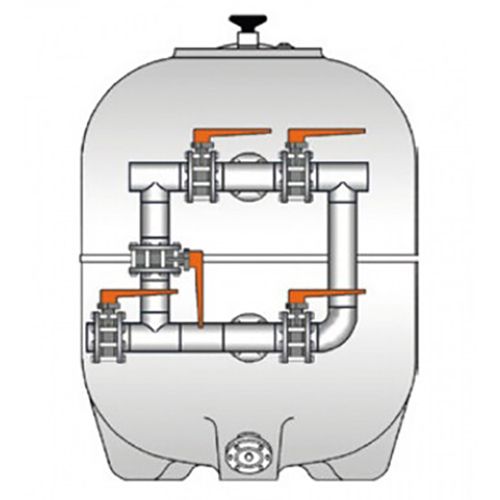 Пятикрановая обвязка Hayward HCB2504UN 250 мм