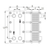 Теплообменник пластинчатый Techno System 287 кВт Titan