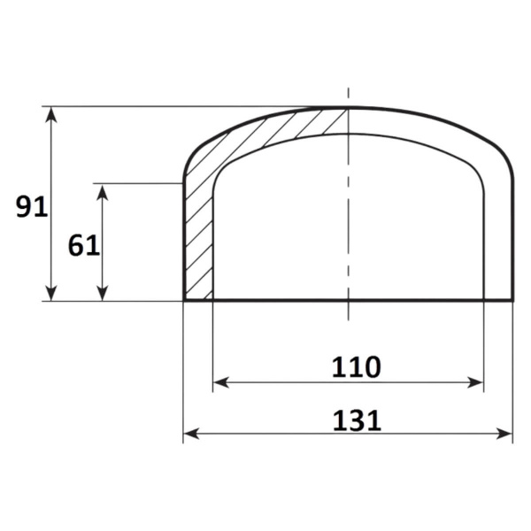 Заглушка 110мм Aquaram (11С) (7107110), шт